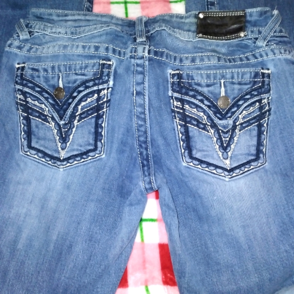Vigoss blue jeans size 7/8 like new
